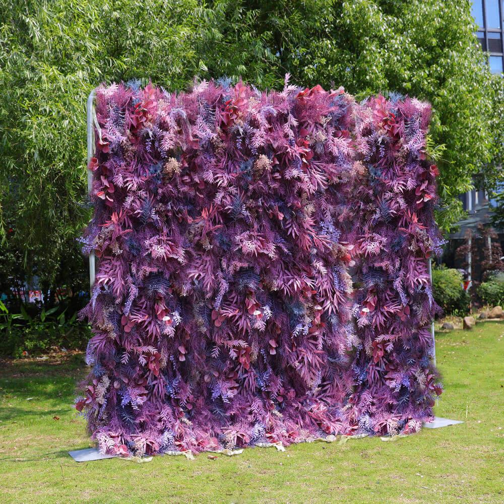 3D Artificial Purple Spruce Leaf Wedding Decoration | Uflower